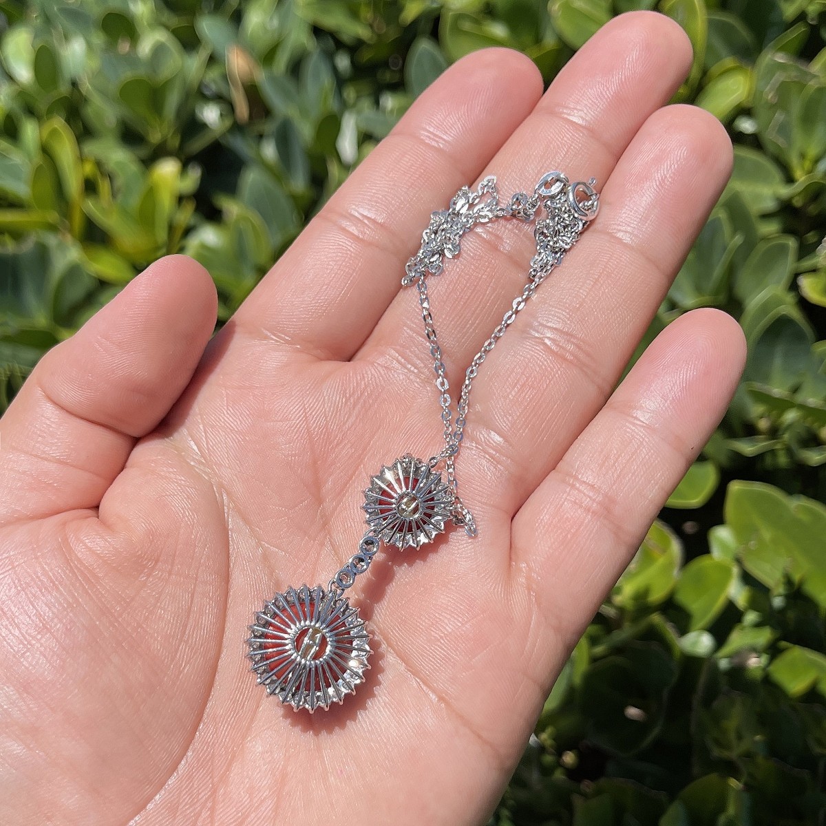 Coral, Diamond and 18K Necklace