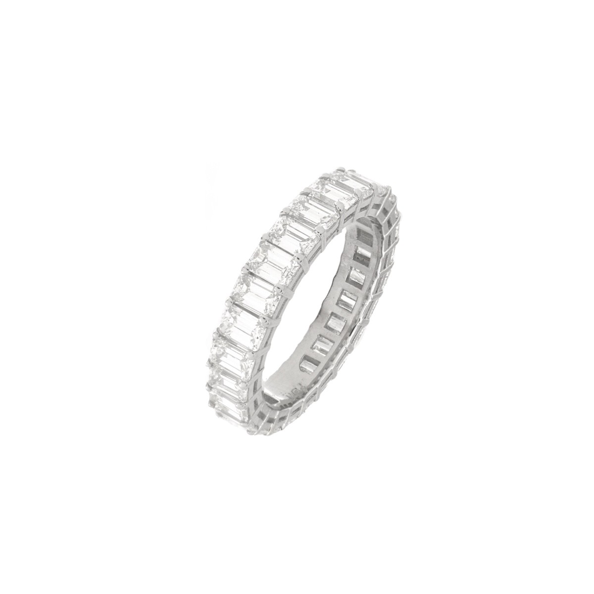 Diamond and Platinum Eternity Band