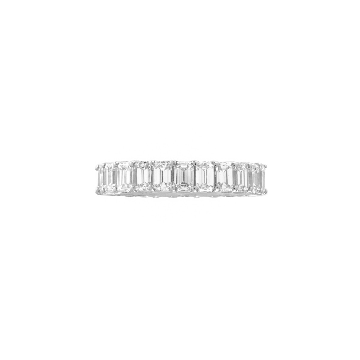 Diamond and Platinum Eternity Band