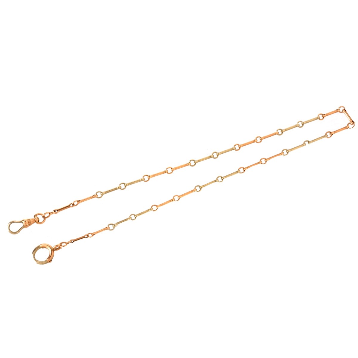 14K Pocket Watch Chain
