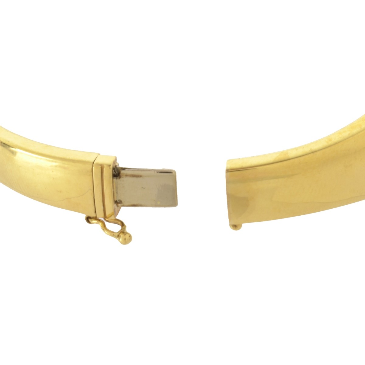 Diamond and 18K Bangle Bracelet