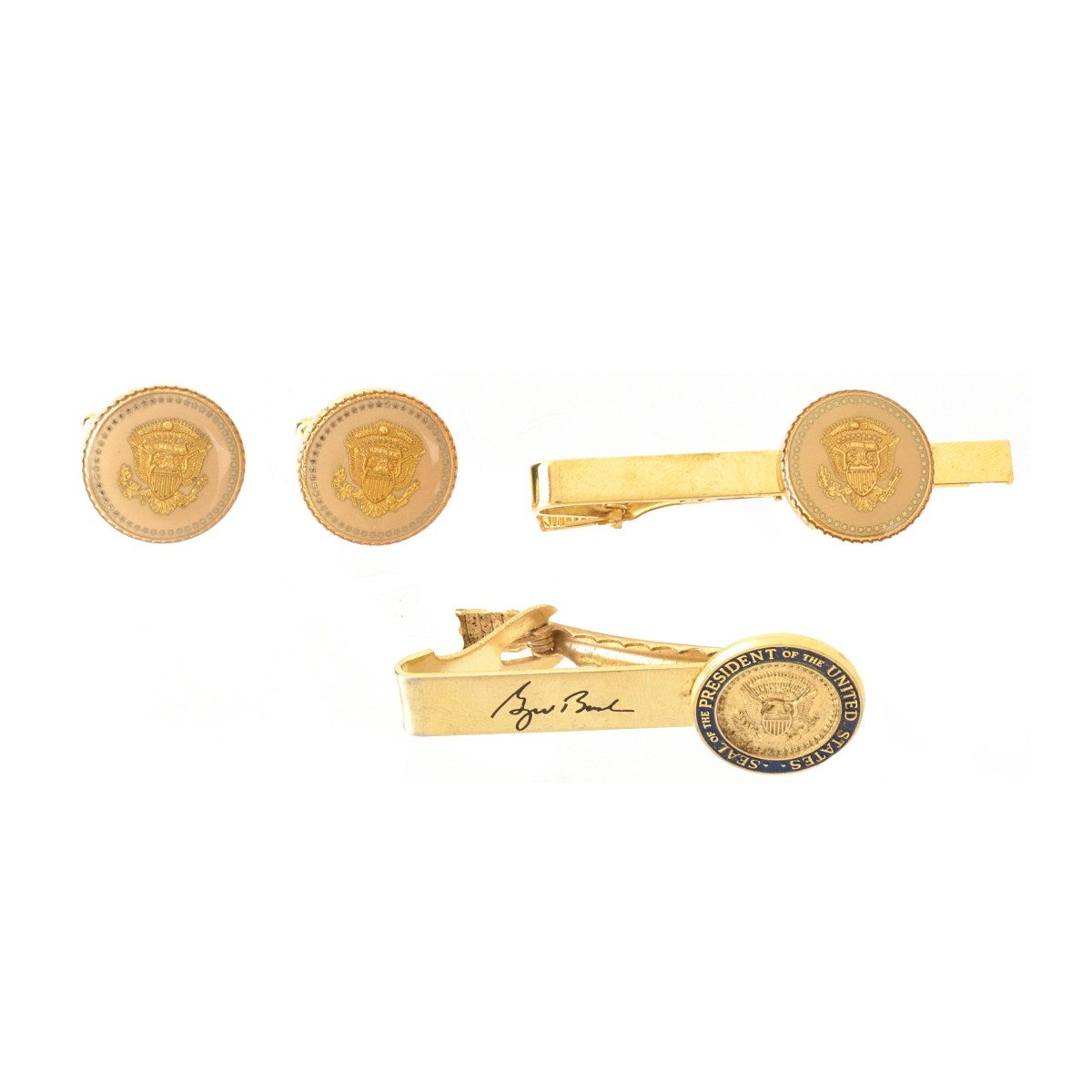 US Presidential Seal Cufflinks & Tie Clips