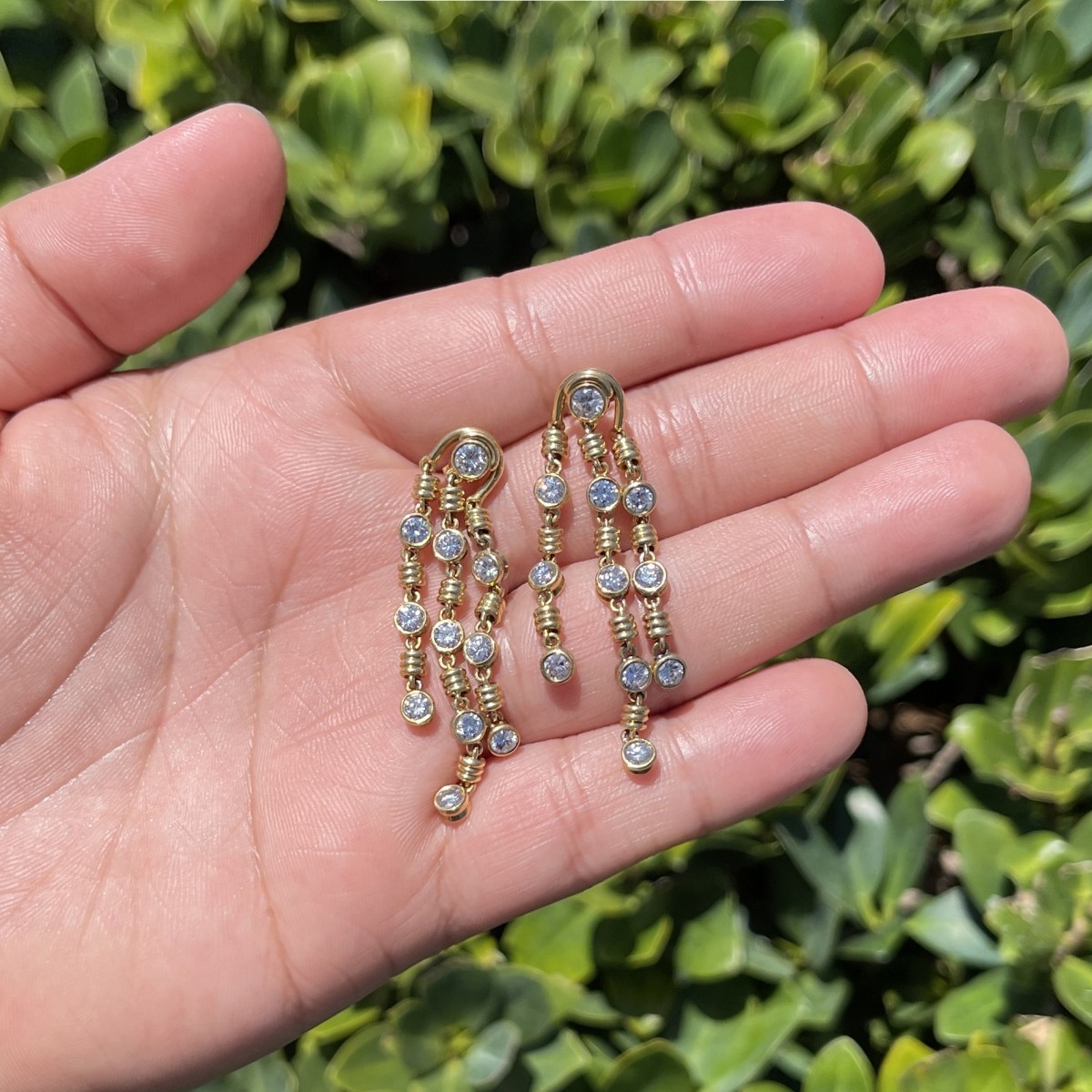 Bulgari Diamond and 18K Earrings