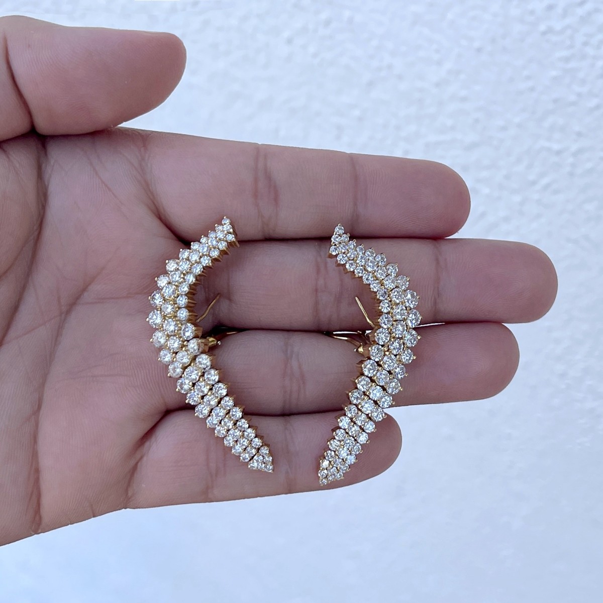 Jose Hess Diamond Earrings