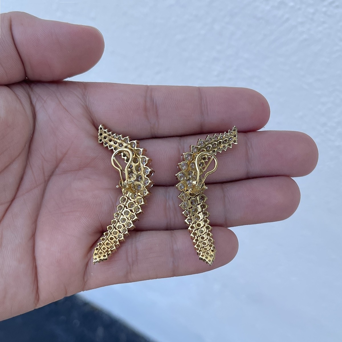 Jose Hess Diamond Earrings