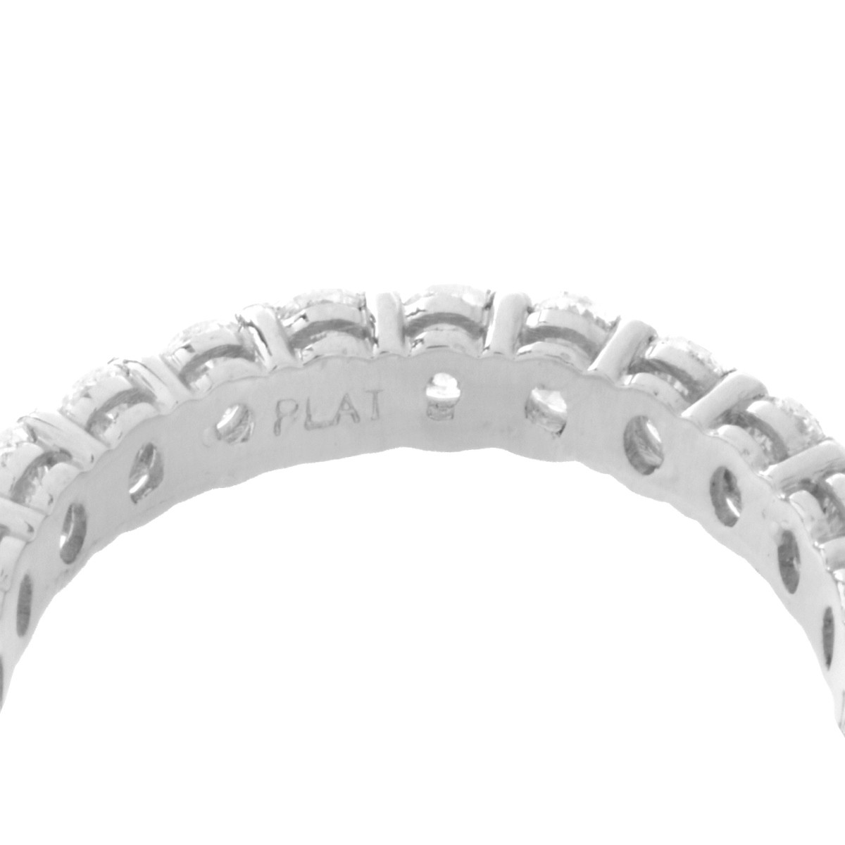 Diamond and Platinum Ring