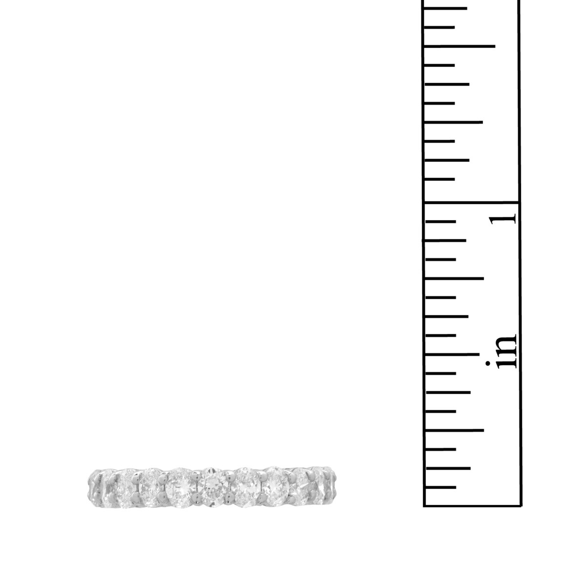 Diamond and Platinum Ring
