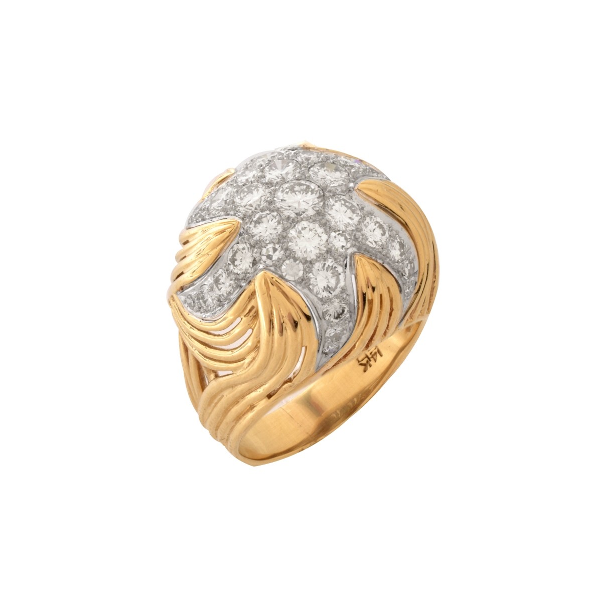 Diamond and 14K Ring