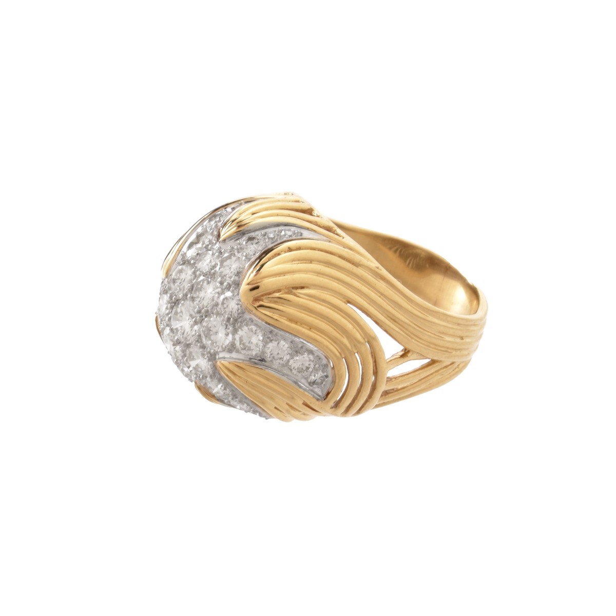 Diamond and 14K Ring