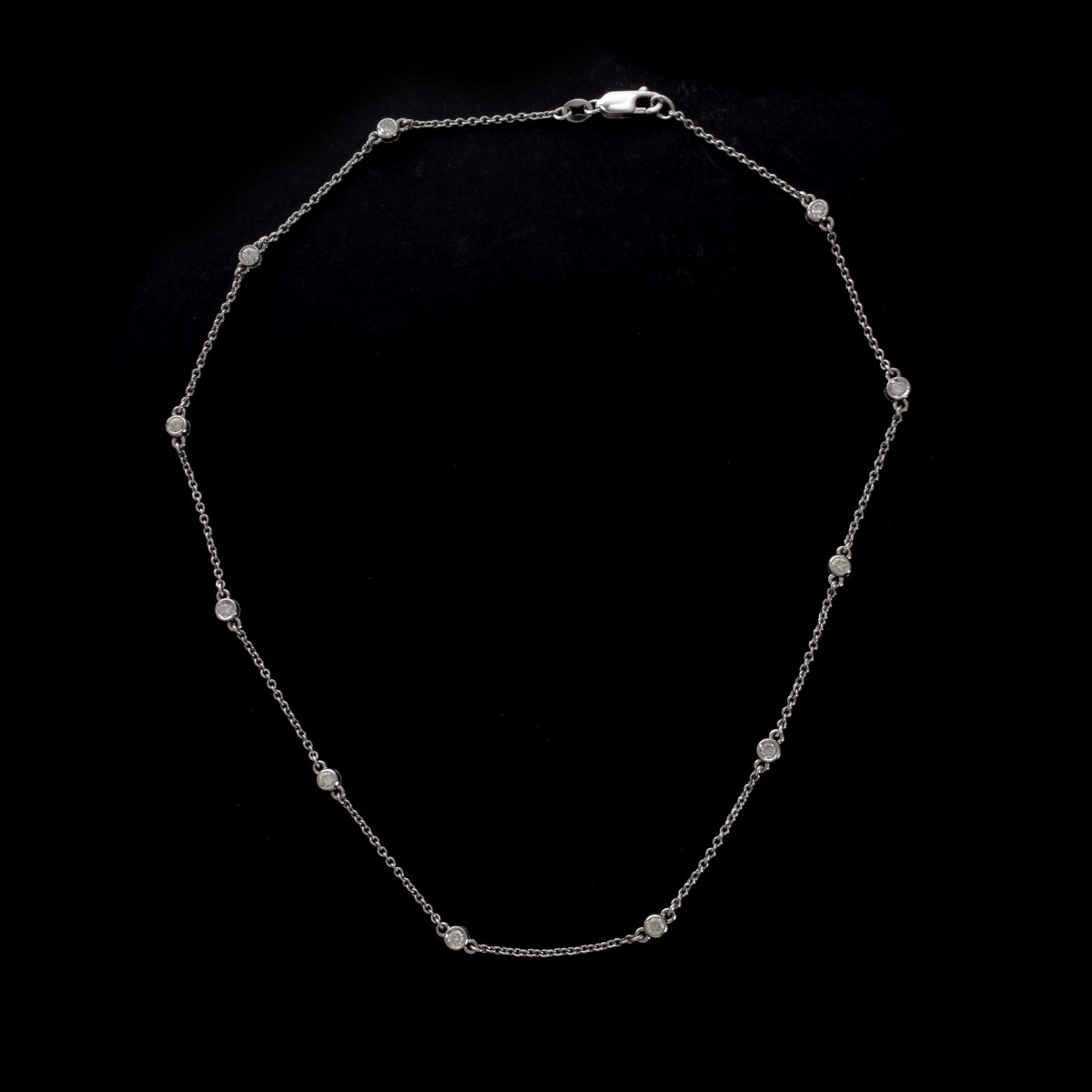 Diamond and 14K Necklace