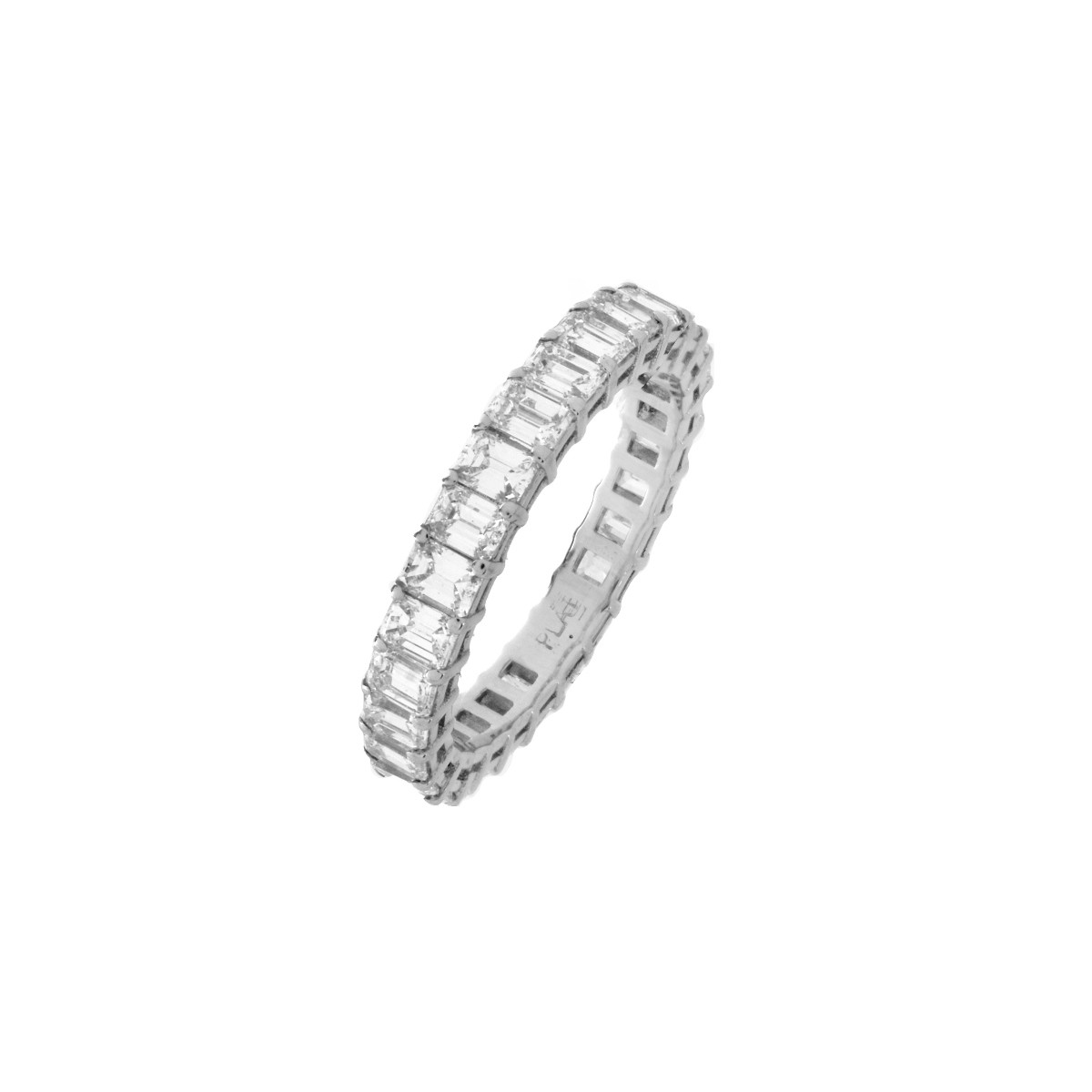 Diamond and Platinum Eternity Band
