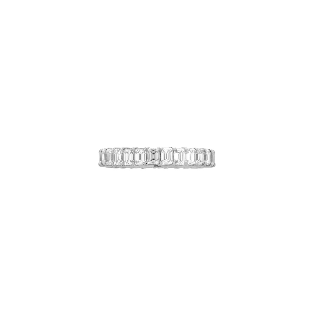 Diamond and Platinum Eternity Band