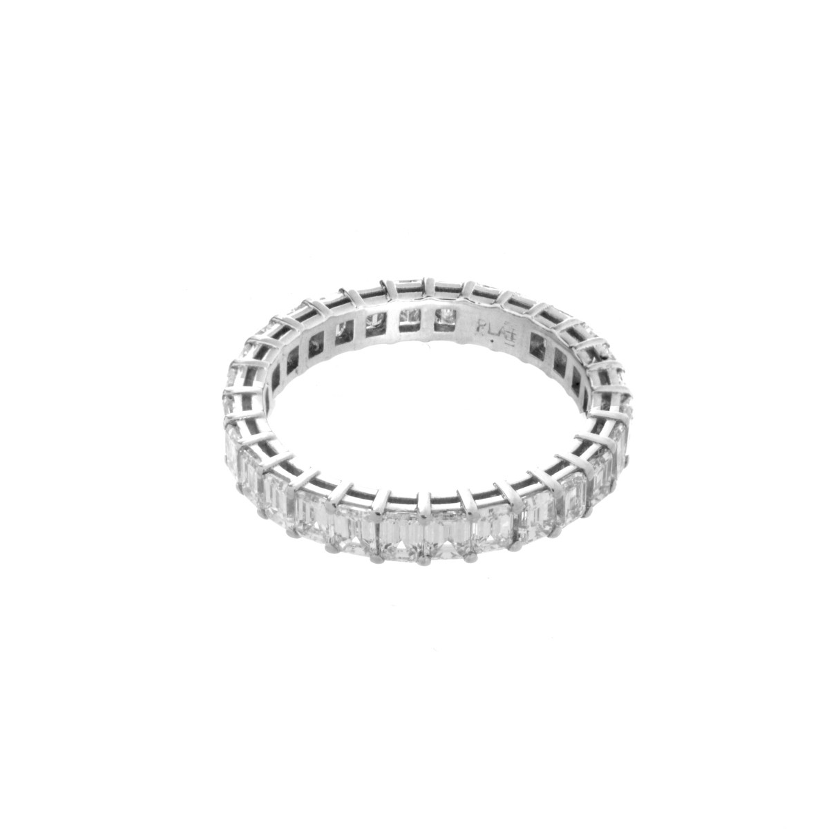 Diamond and Platinum Eternity Band