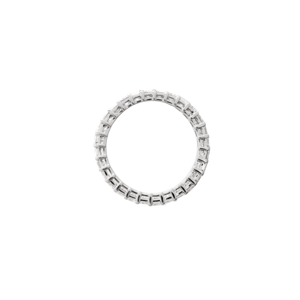 Diamond and Platinum Eternity Band