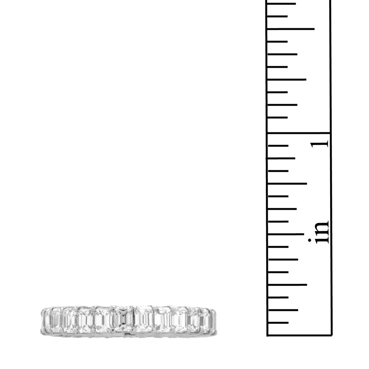 Diamond and Platinum Eternity Band
