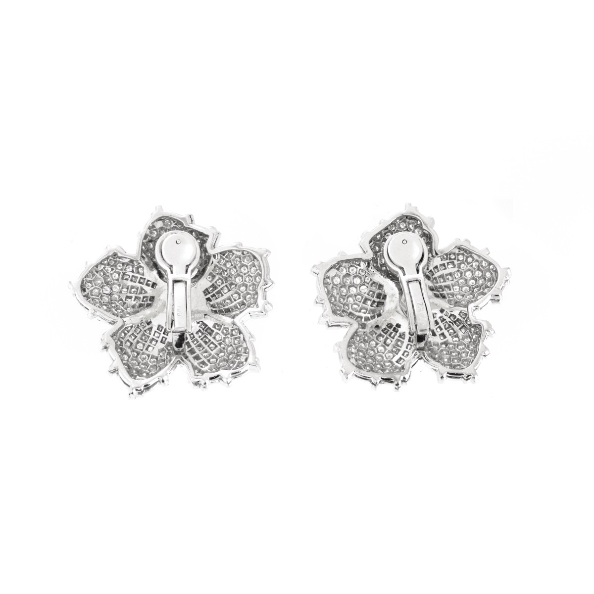 Diamond and 18K Earrings