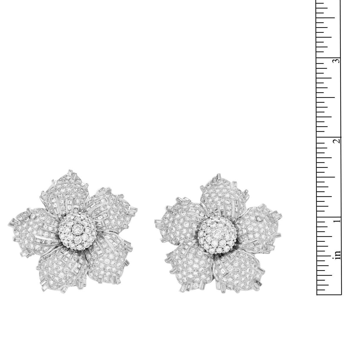 Diamond and 18K Earrings
