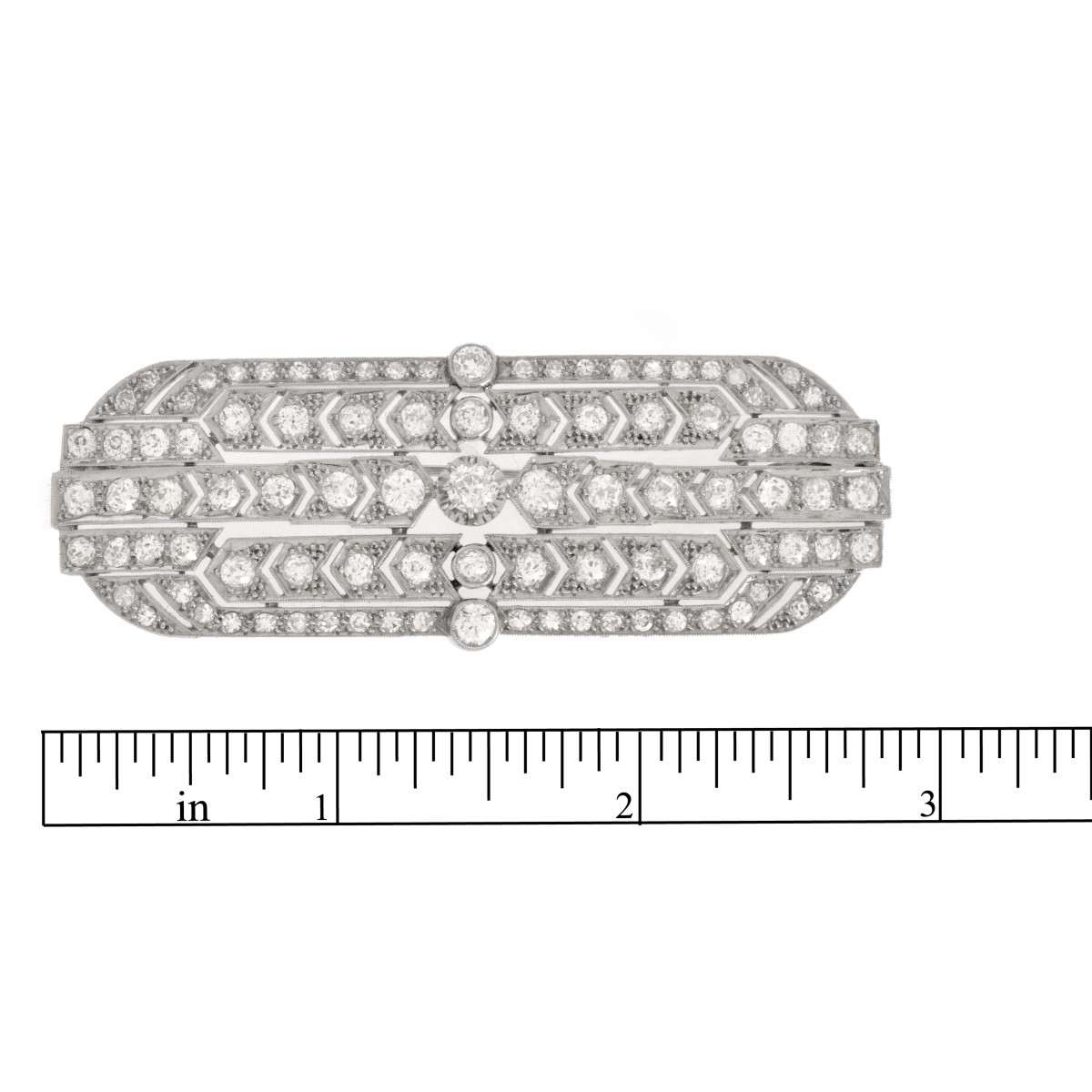 Art Deco Diamond Brooch