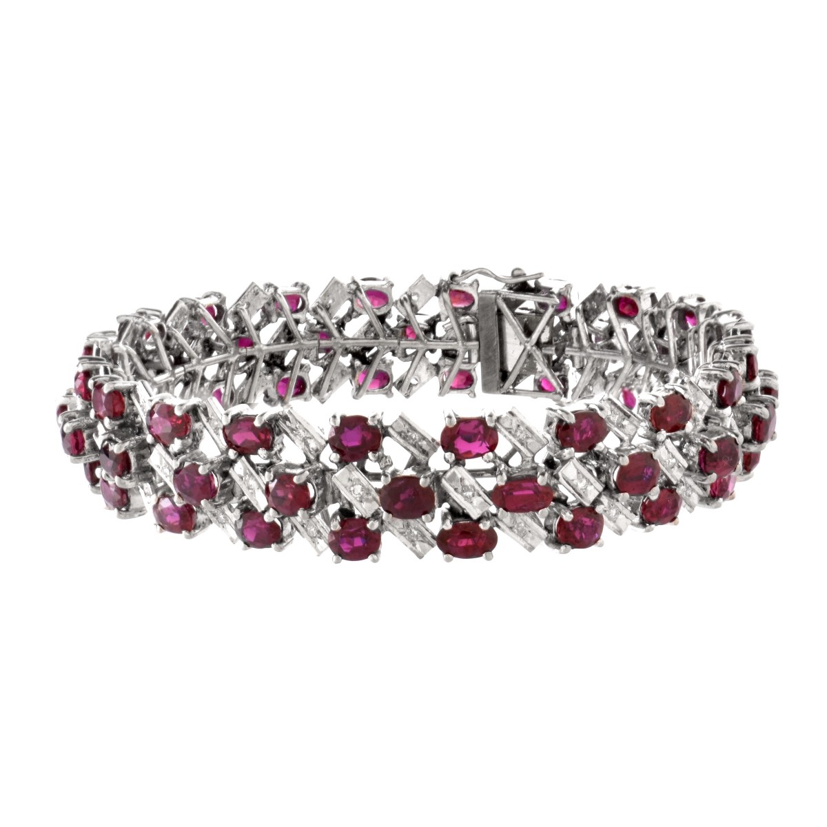 Ruby, Diamond and 18K Bracelet