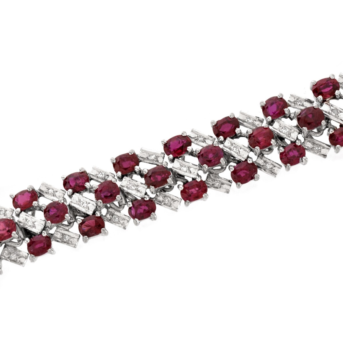 Ruby, Diamond and 18K Bracelet