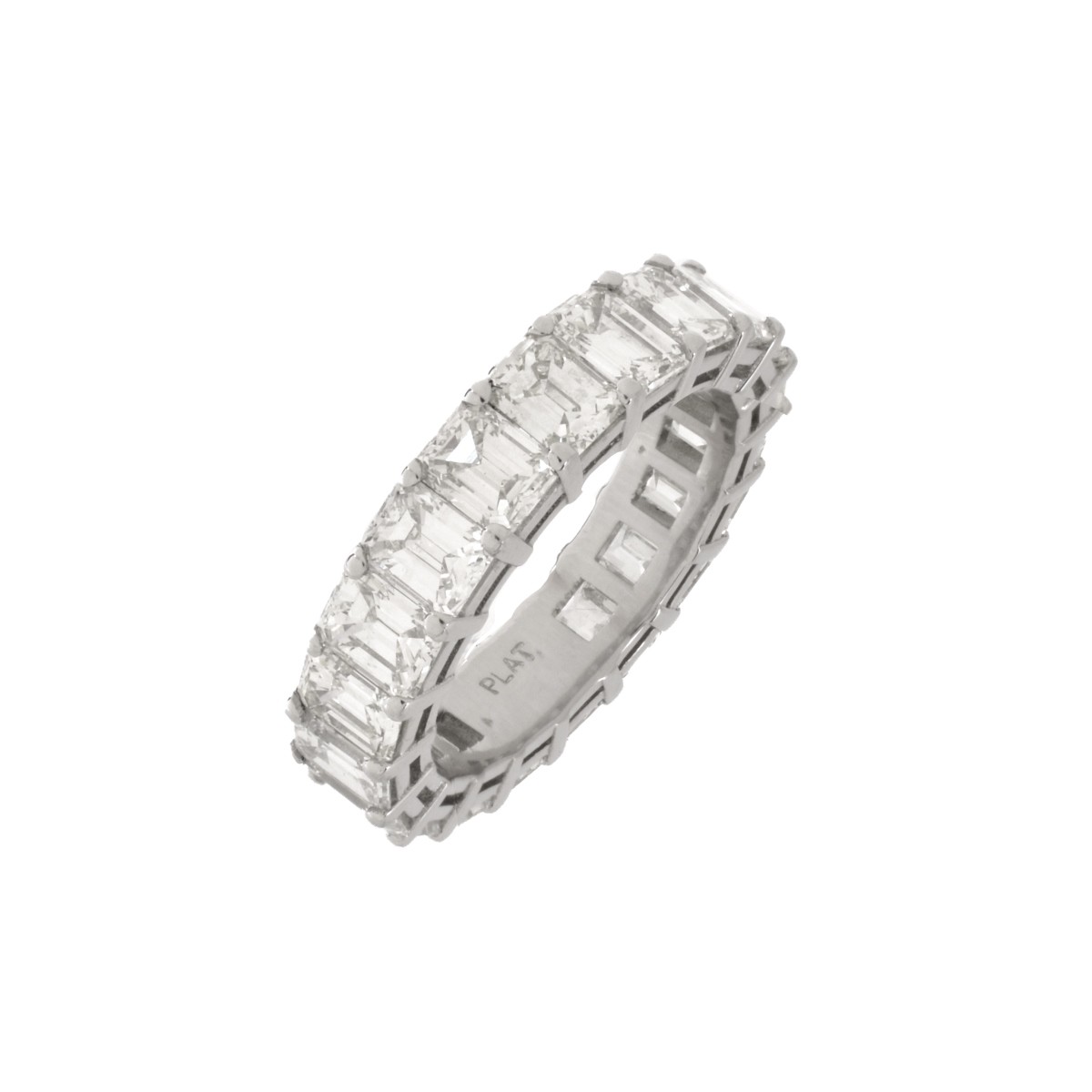 Diamond and Platinum Eternity Band