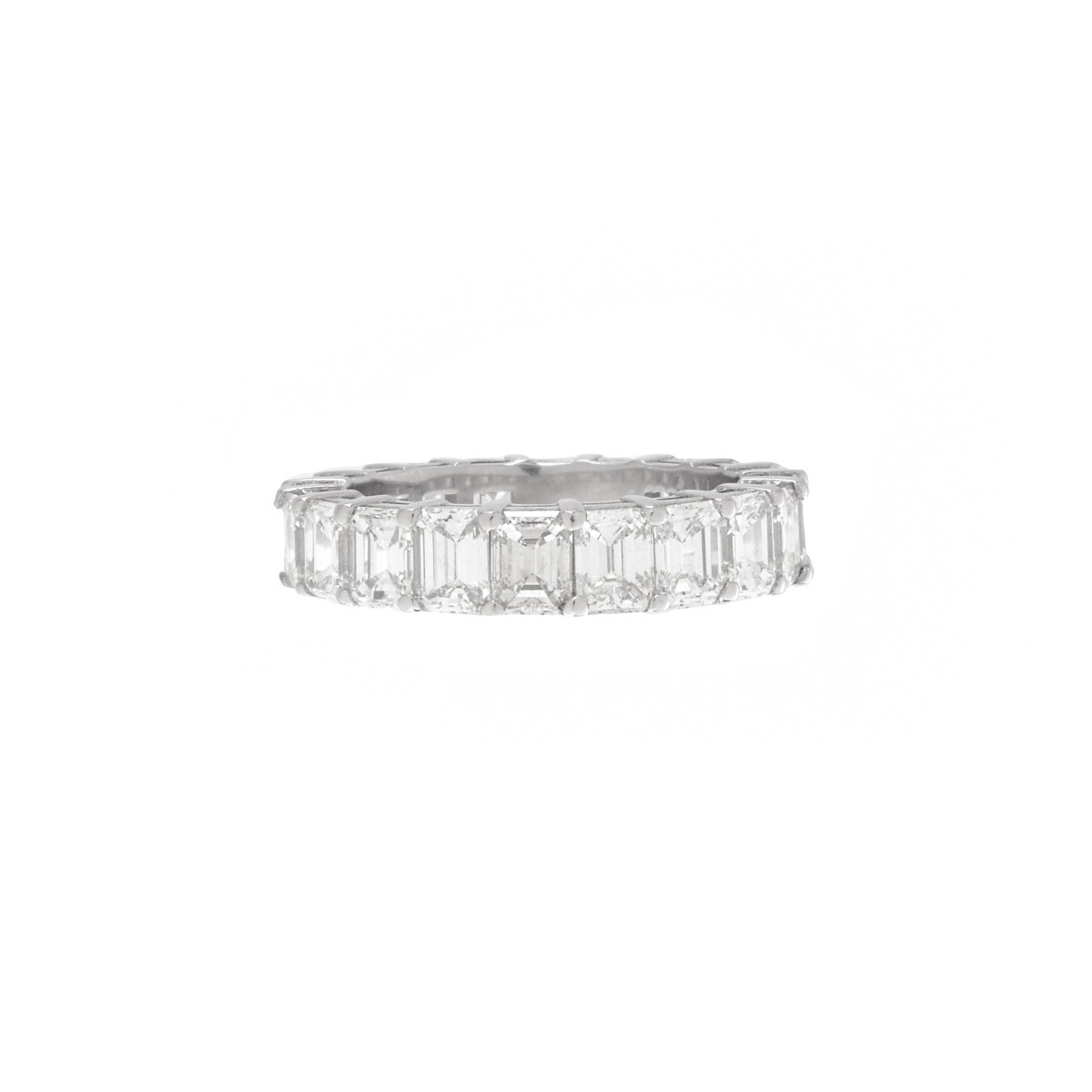 Diamond and Platinum Eternity Band