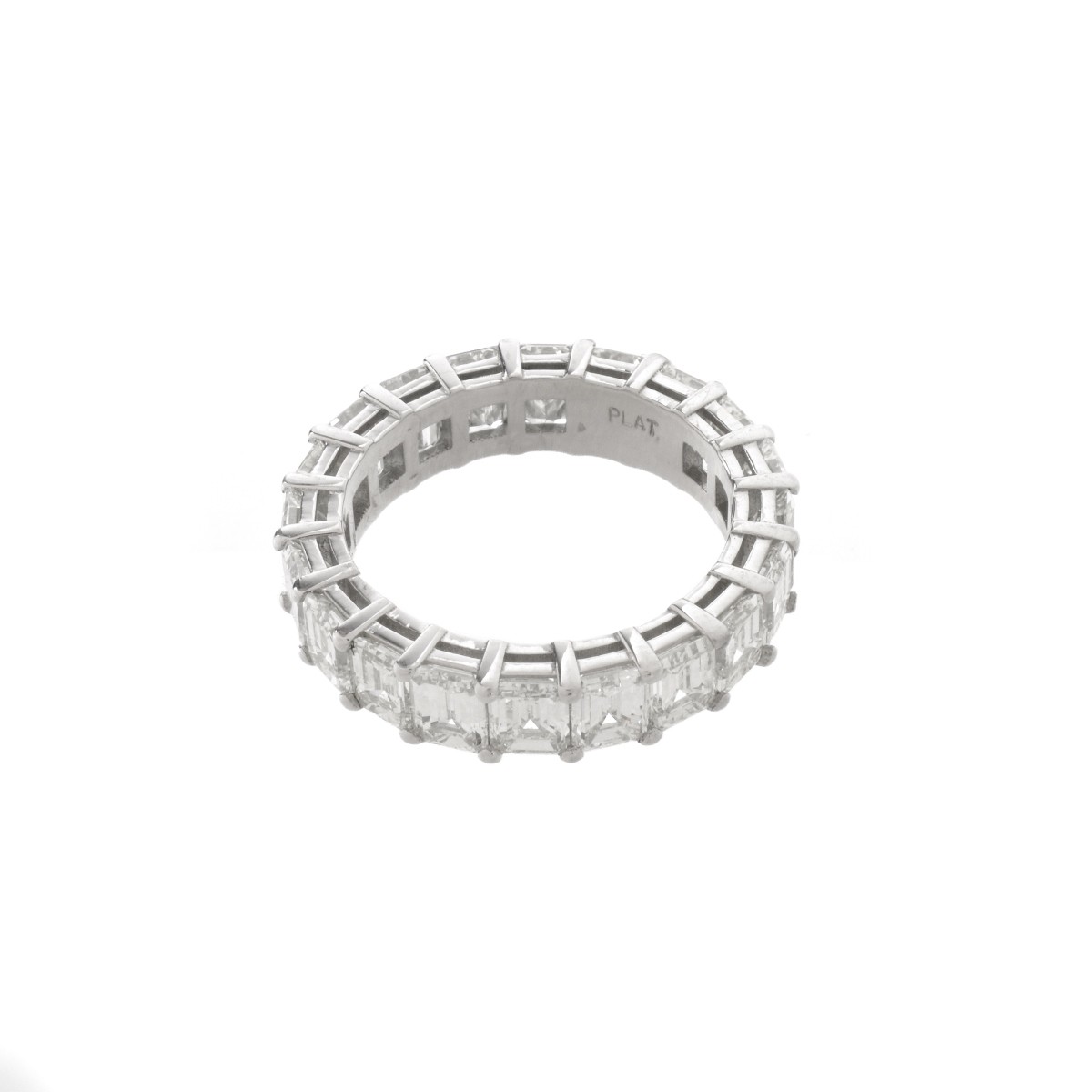 Diamond and Platinum Eternity Band