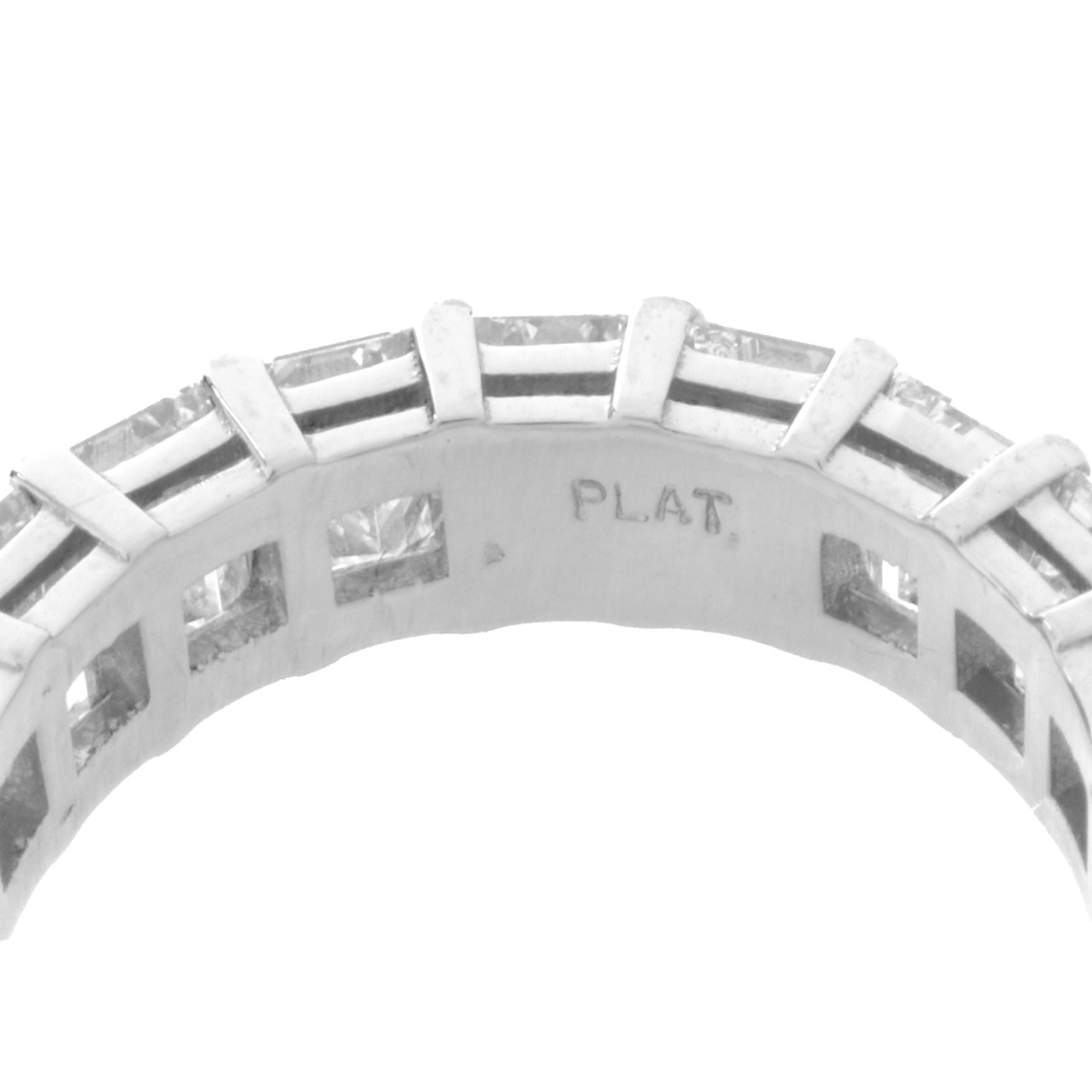 Diamond and Platinum Eternity Band