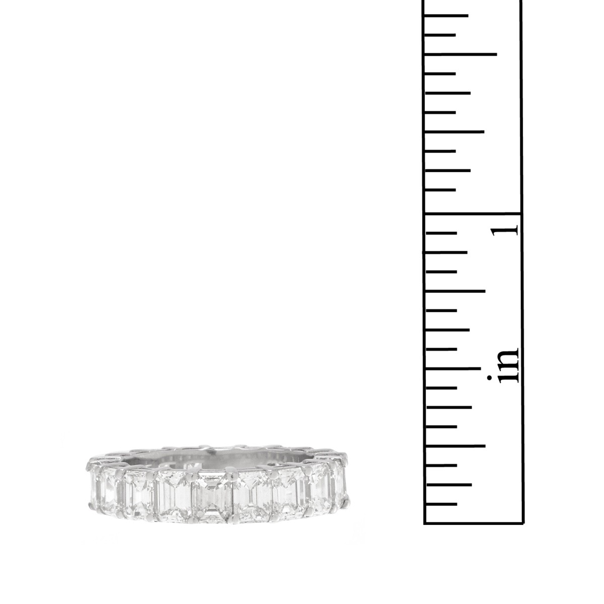 Diamond and Platinum Eternity Band