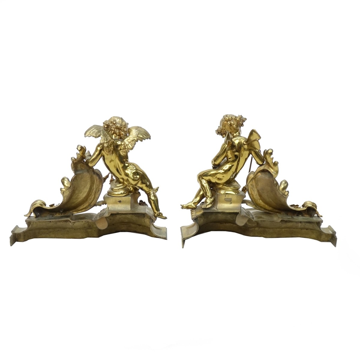 Bronze Andirons