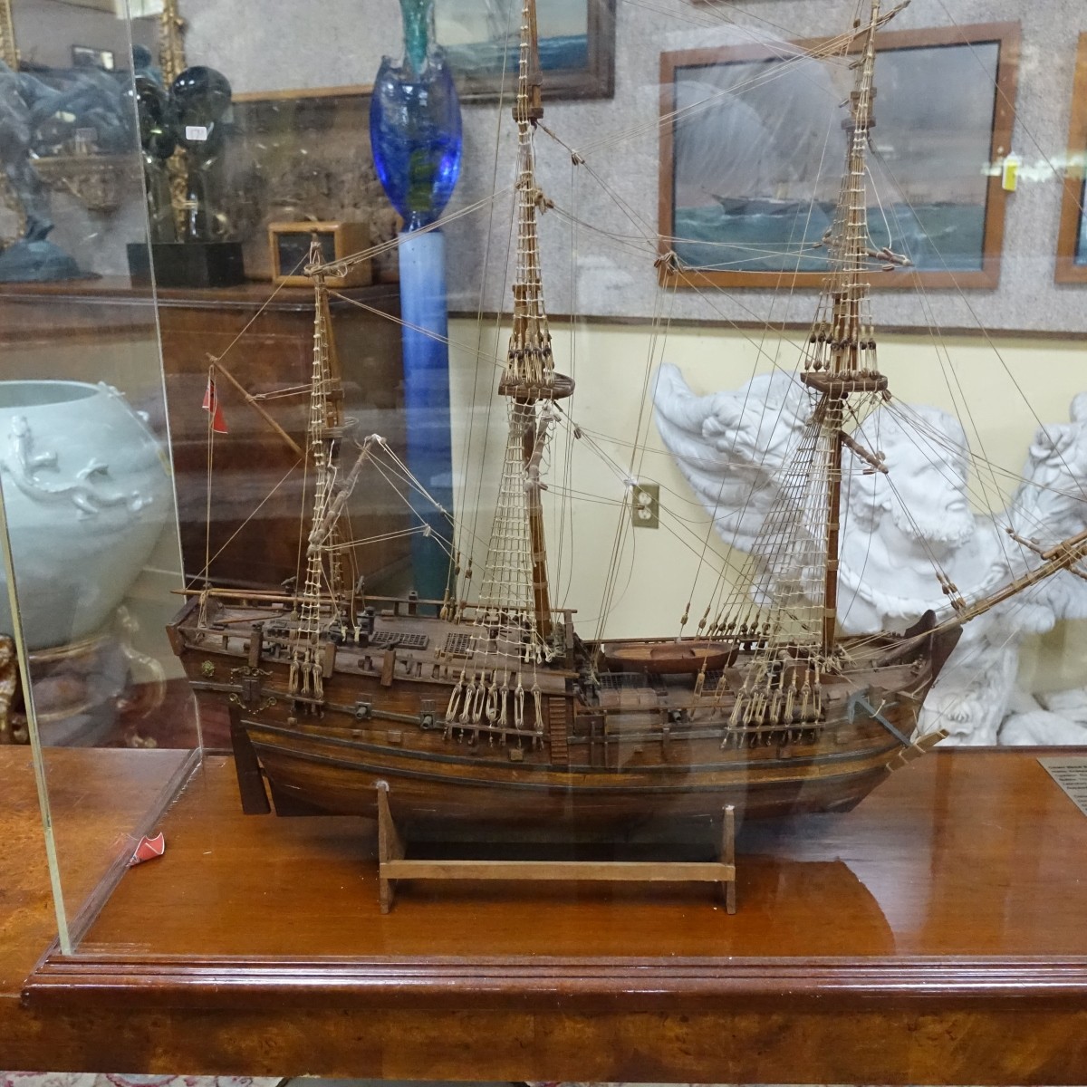 Large "Endeavor" Galleon Ship's Model