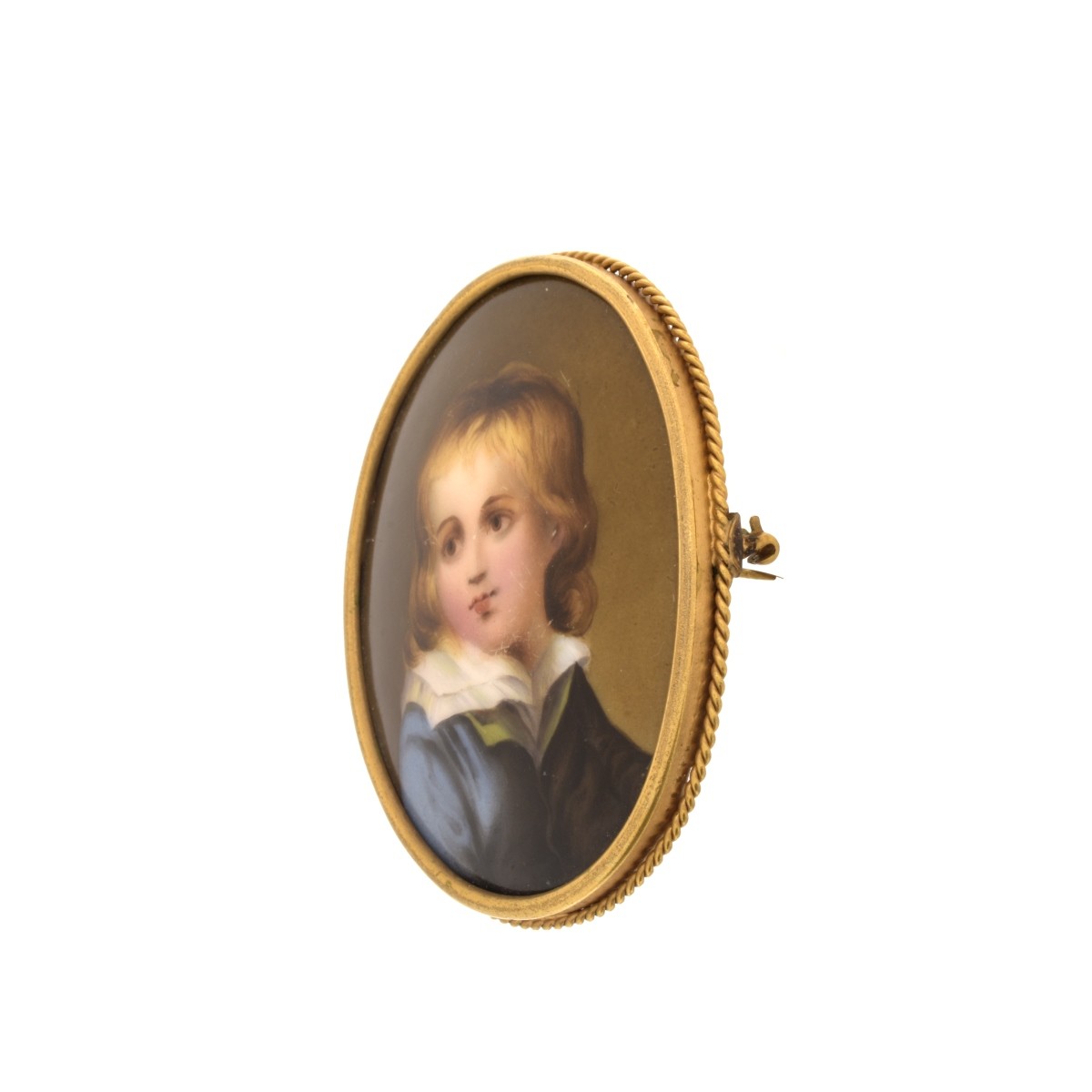 Portrait Miniature Brooch / Pendant