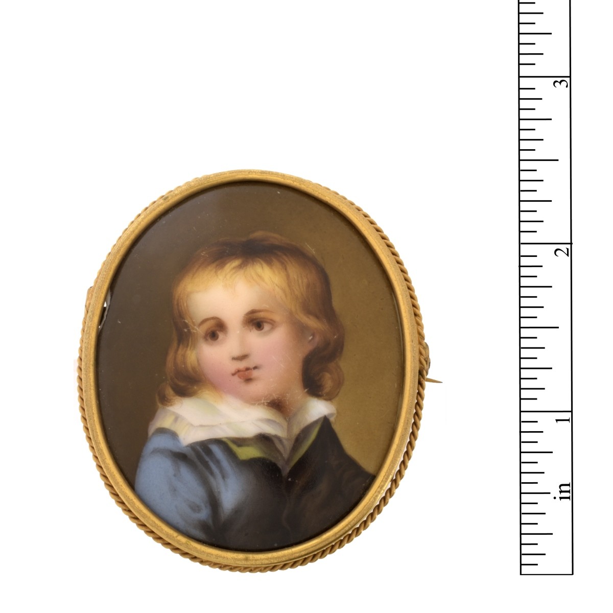 Portrait Miniature Brooch / Pendant