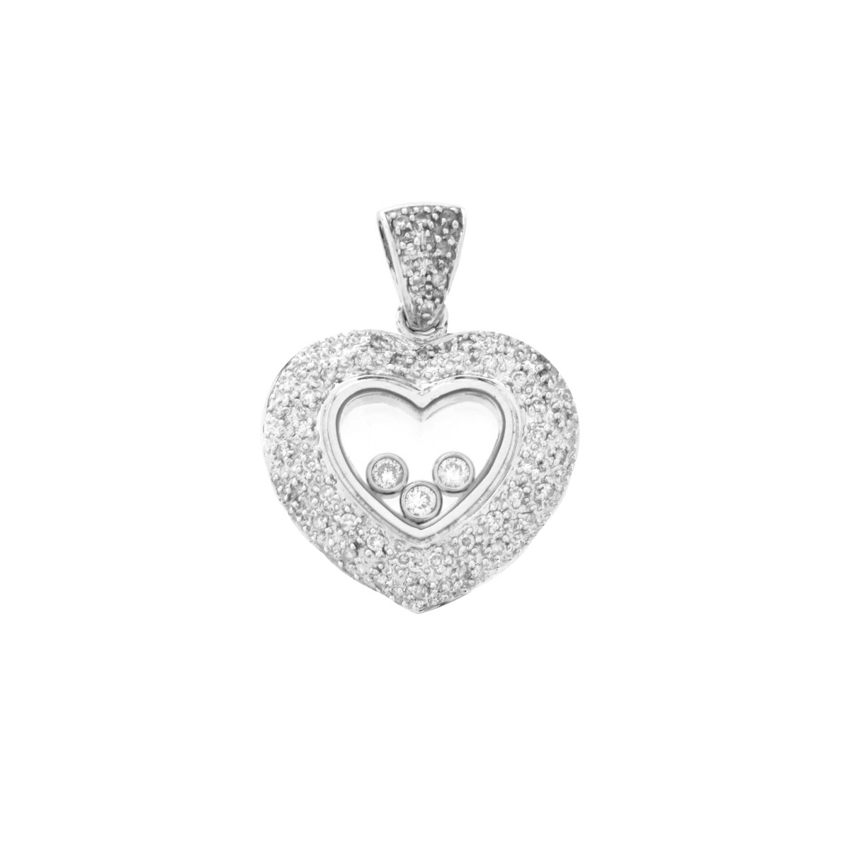 Diamond and 18K Pendant