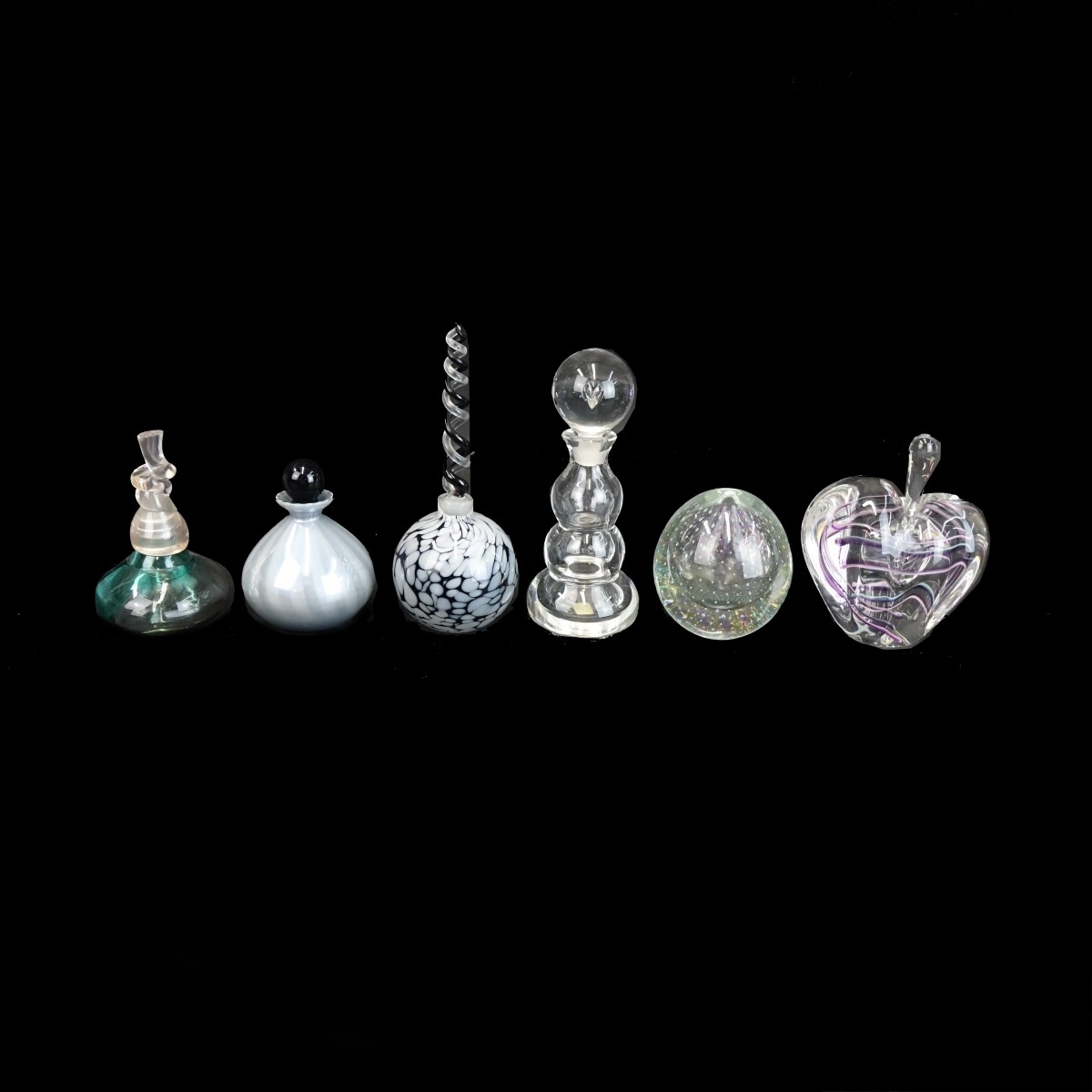 Perfume Bottles & Oil Lamp