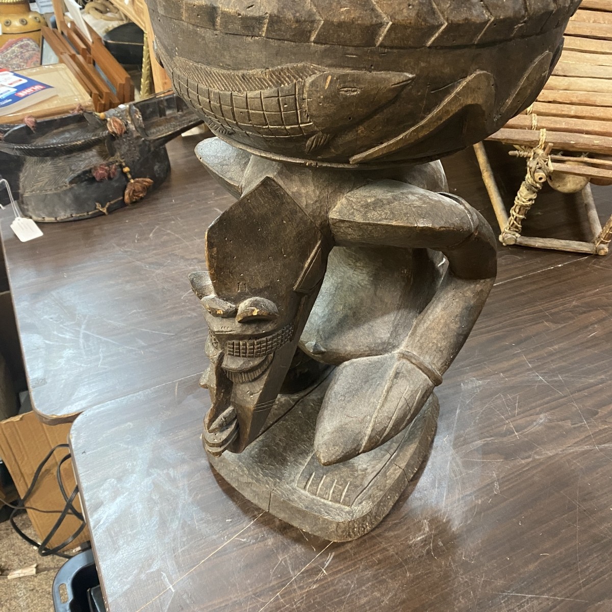 African Sculpture with Cover