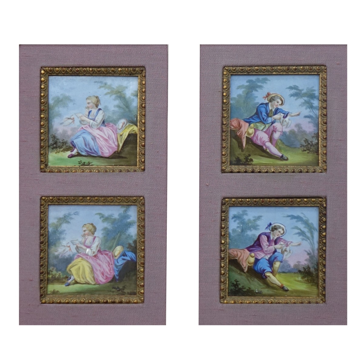 Pair of Porcelain Plaques