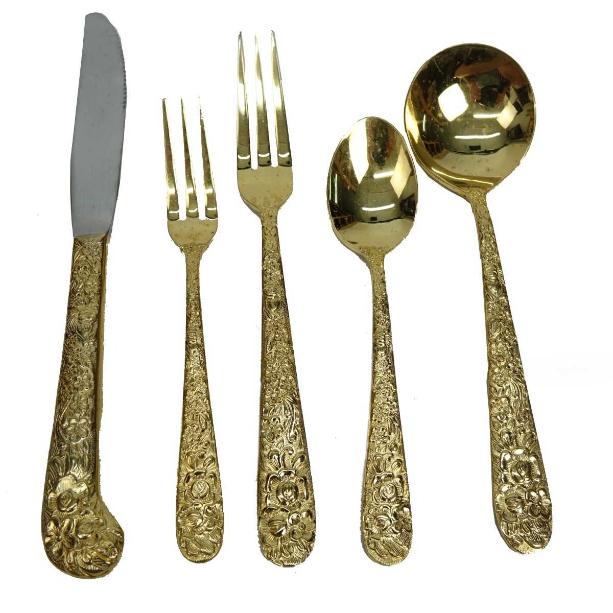 Gold Plated Flatware