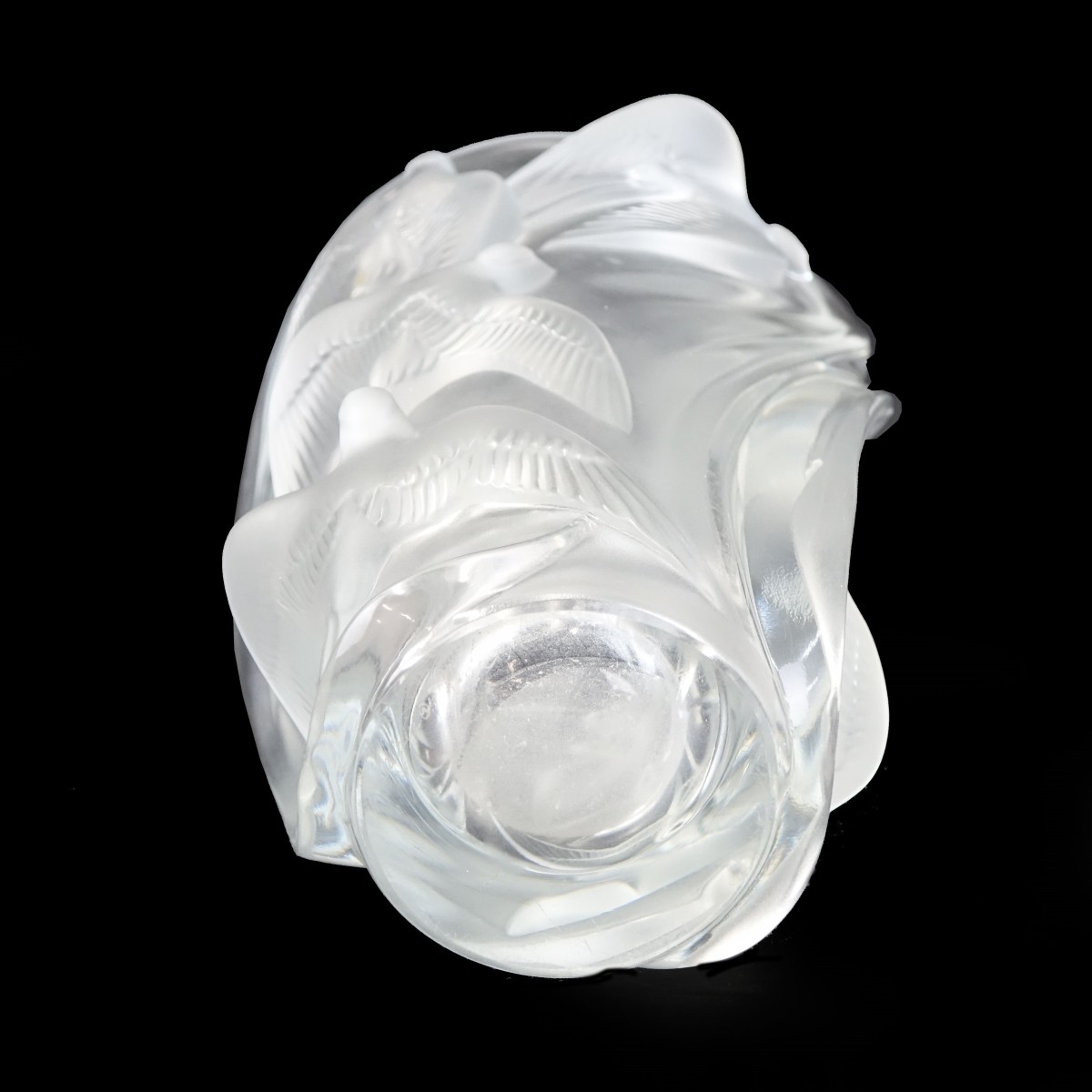 Lalique Martinets Vase