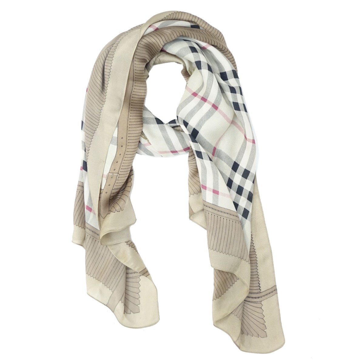 Replica Burberry Silk Scarf