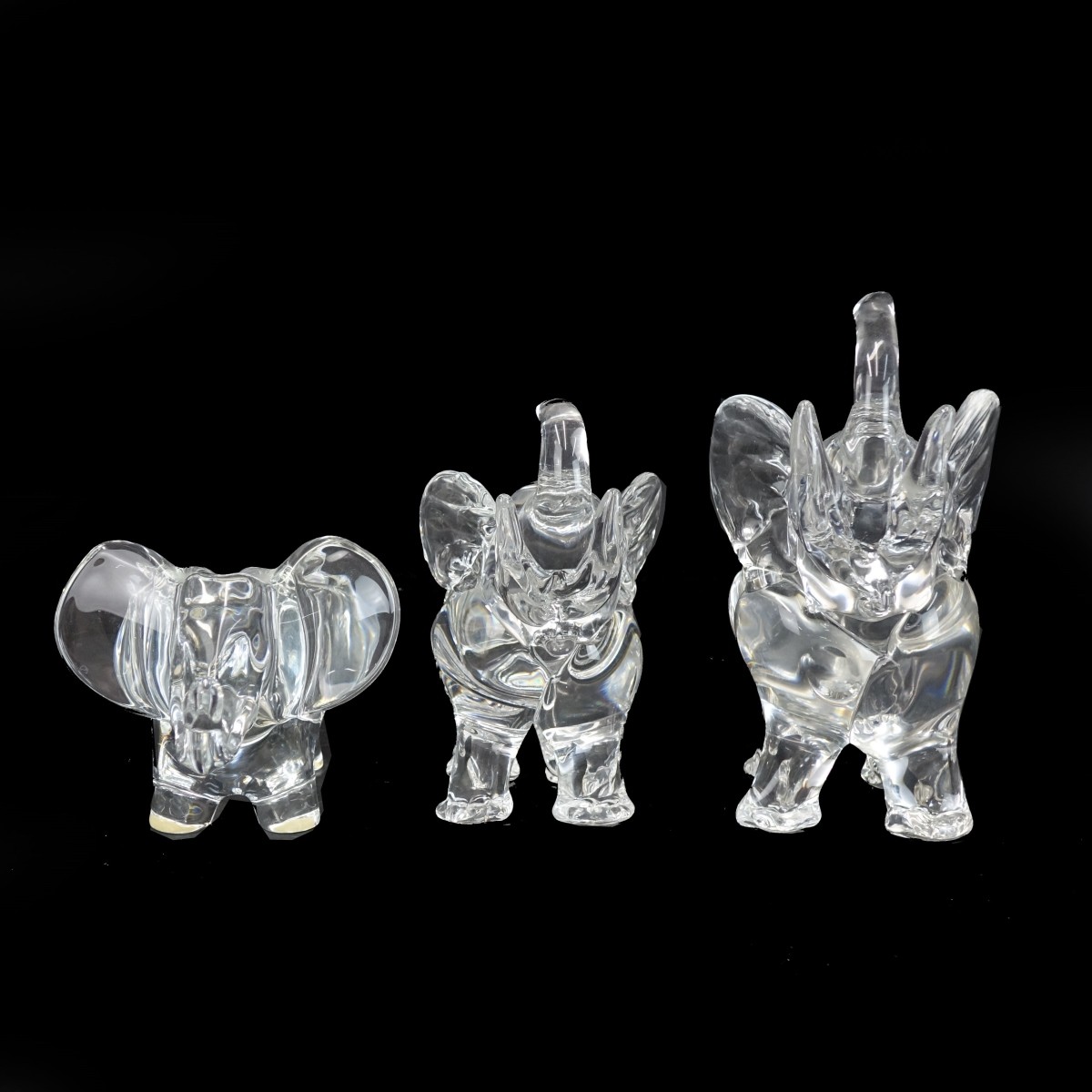 Glass Elephants