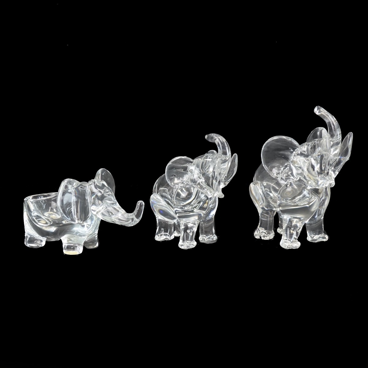 Glass Elephants