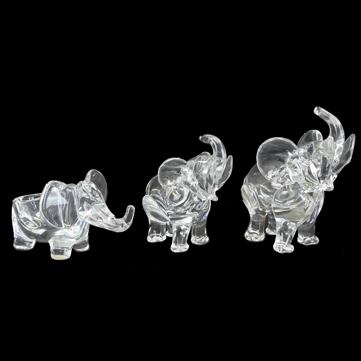 Glass Elephants