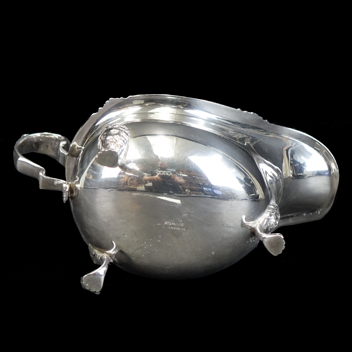 English Silver Sauce Boat