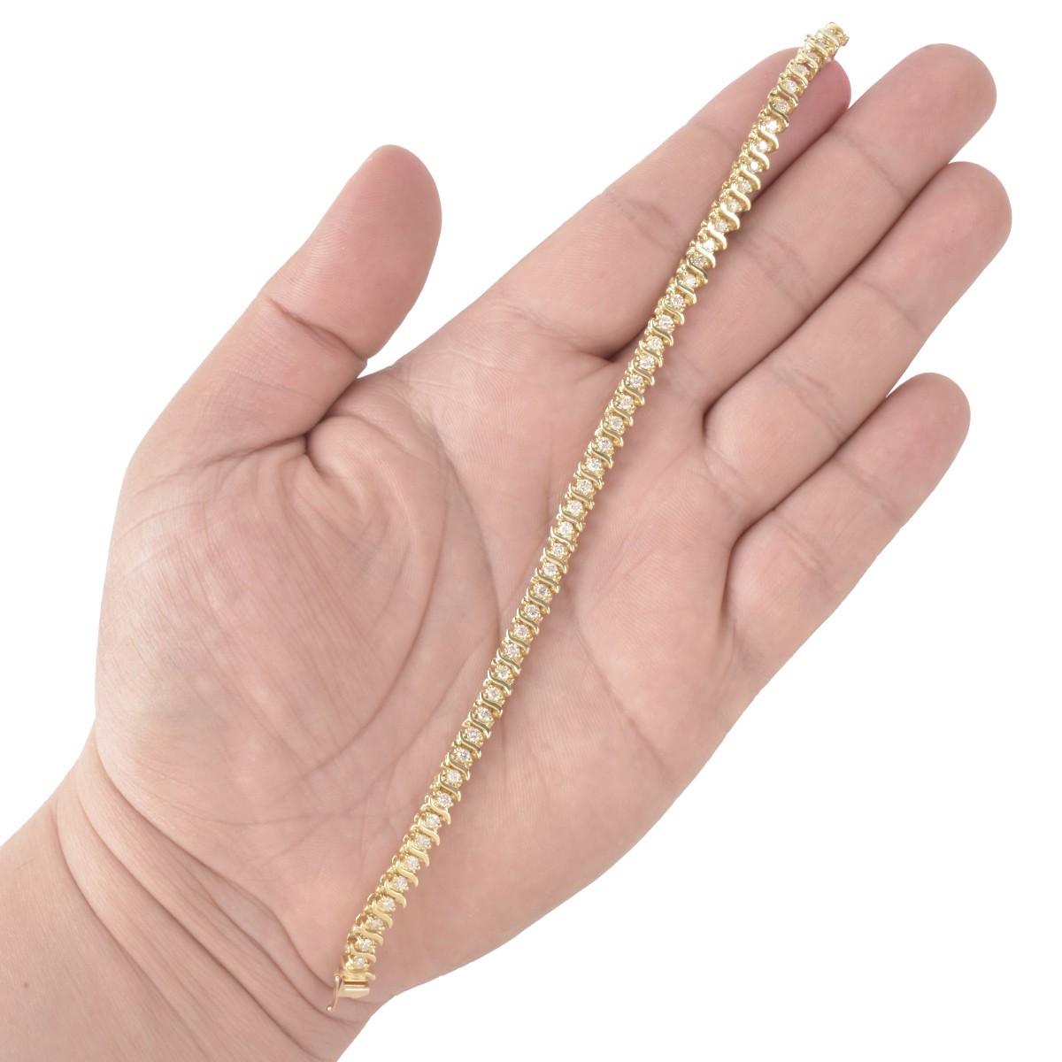 Diamond and 14K Bracelet