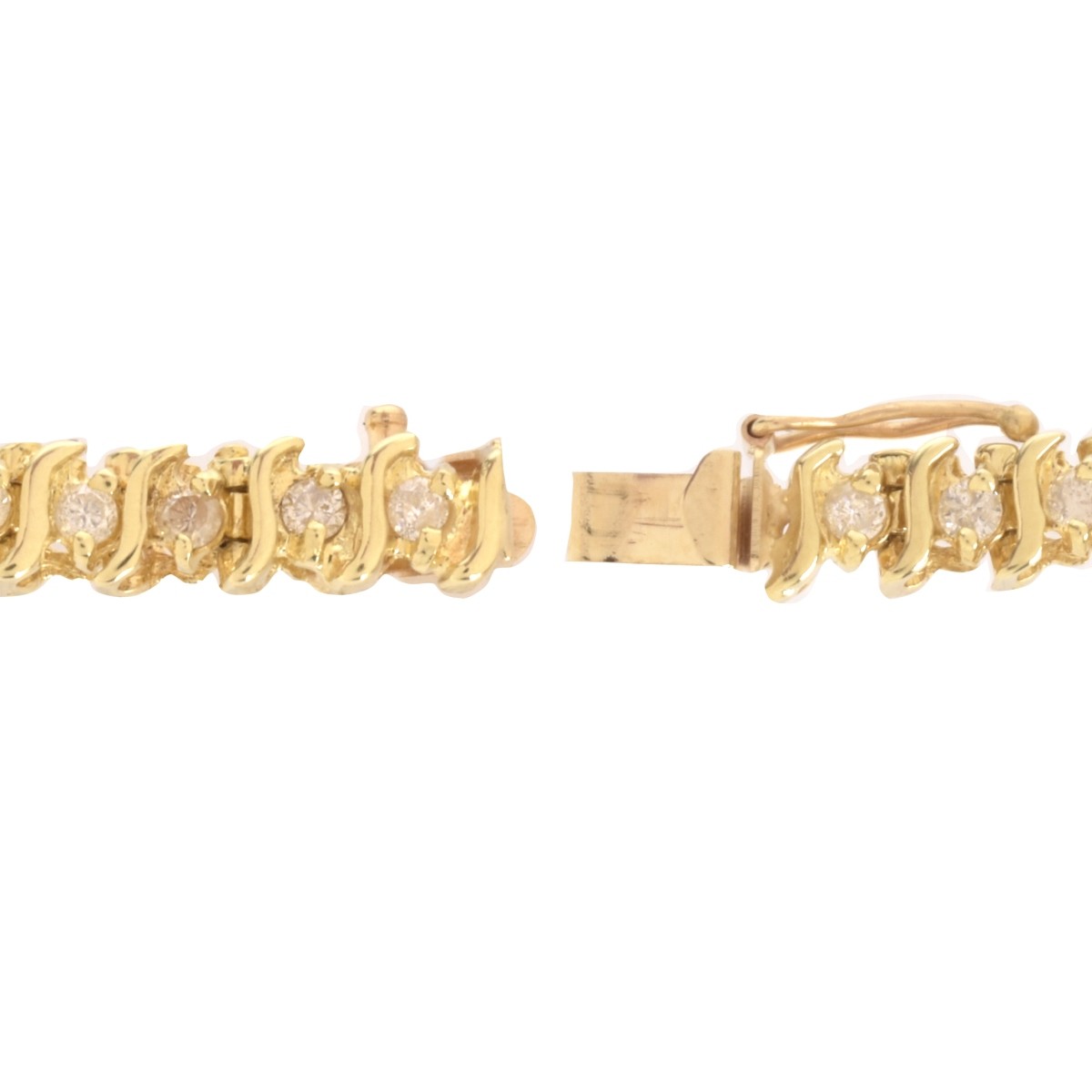 Diamond and 14K Bracelet