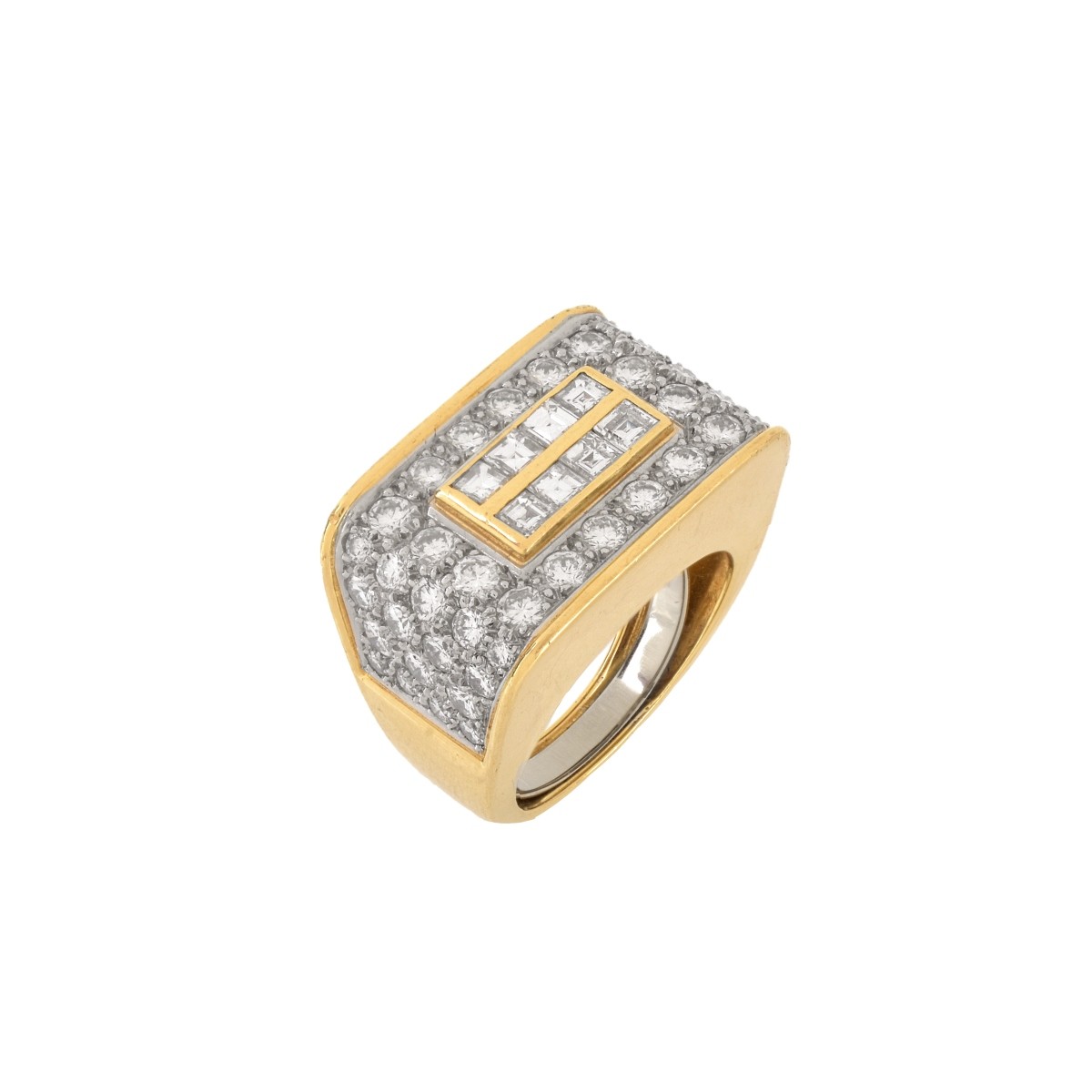 Diamond and 18K Ring