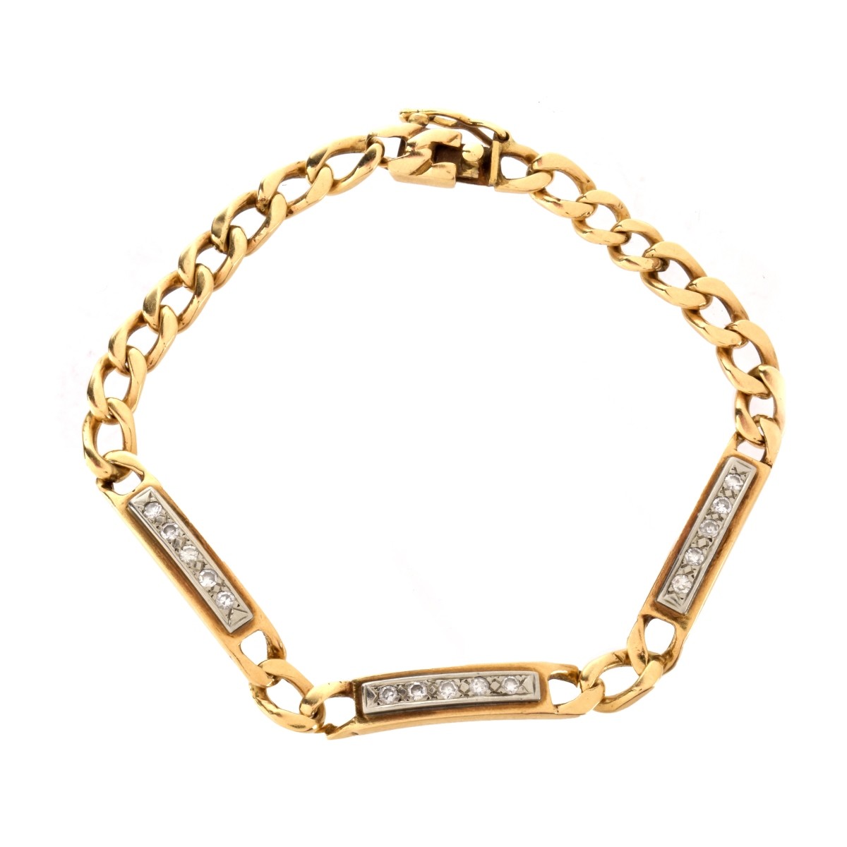 Diamond and 14K Bracelet