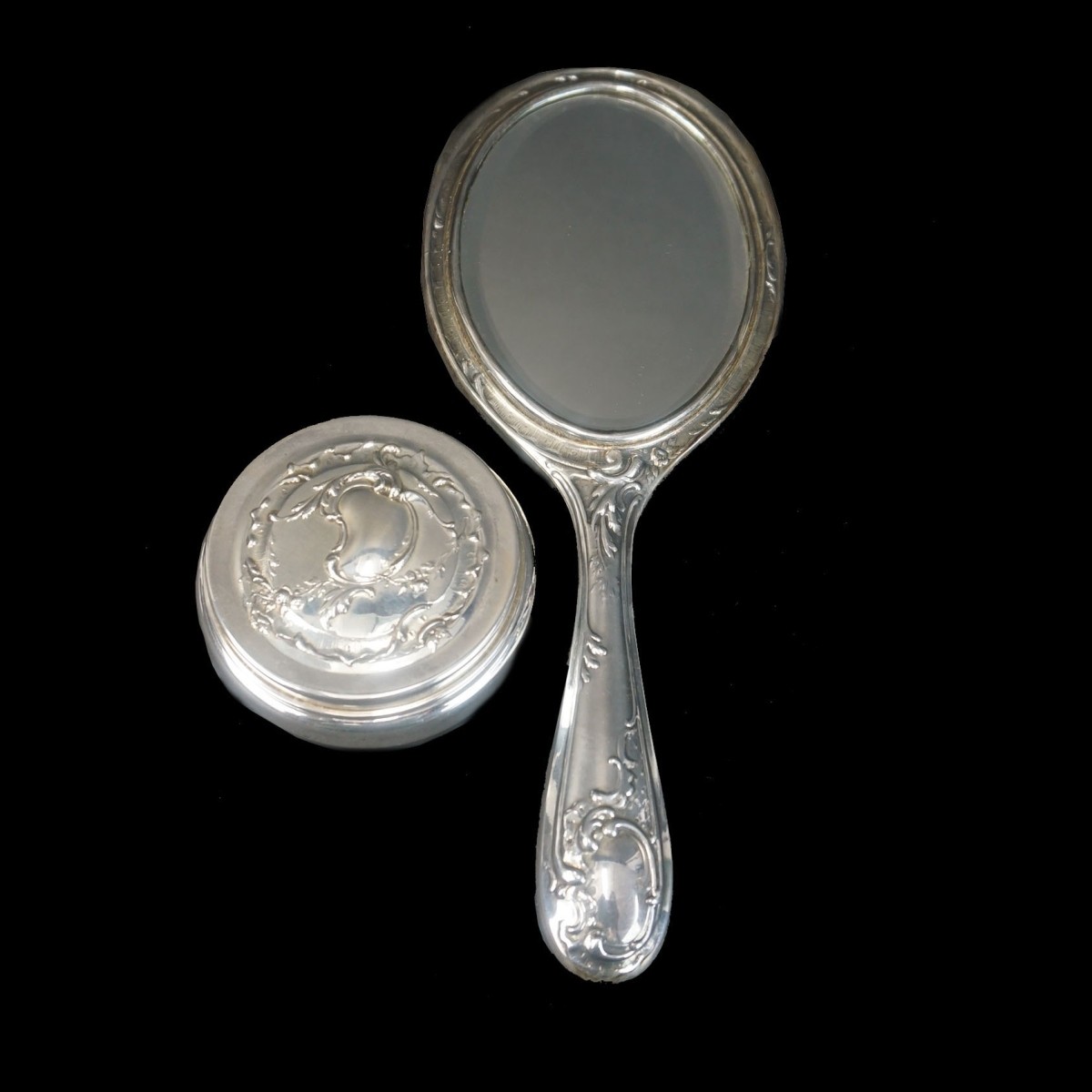 Sterling Silver Vanity Set