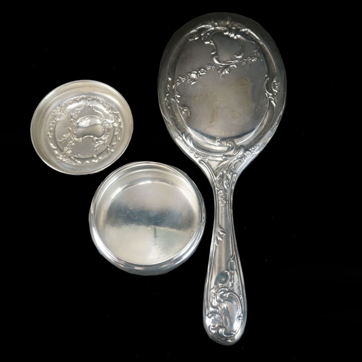 Sterling Silver Vanity Set